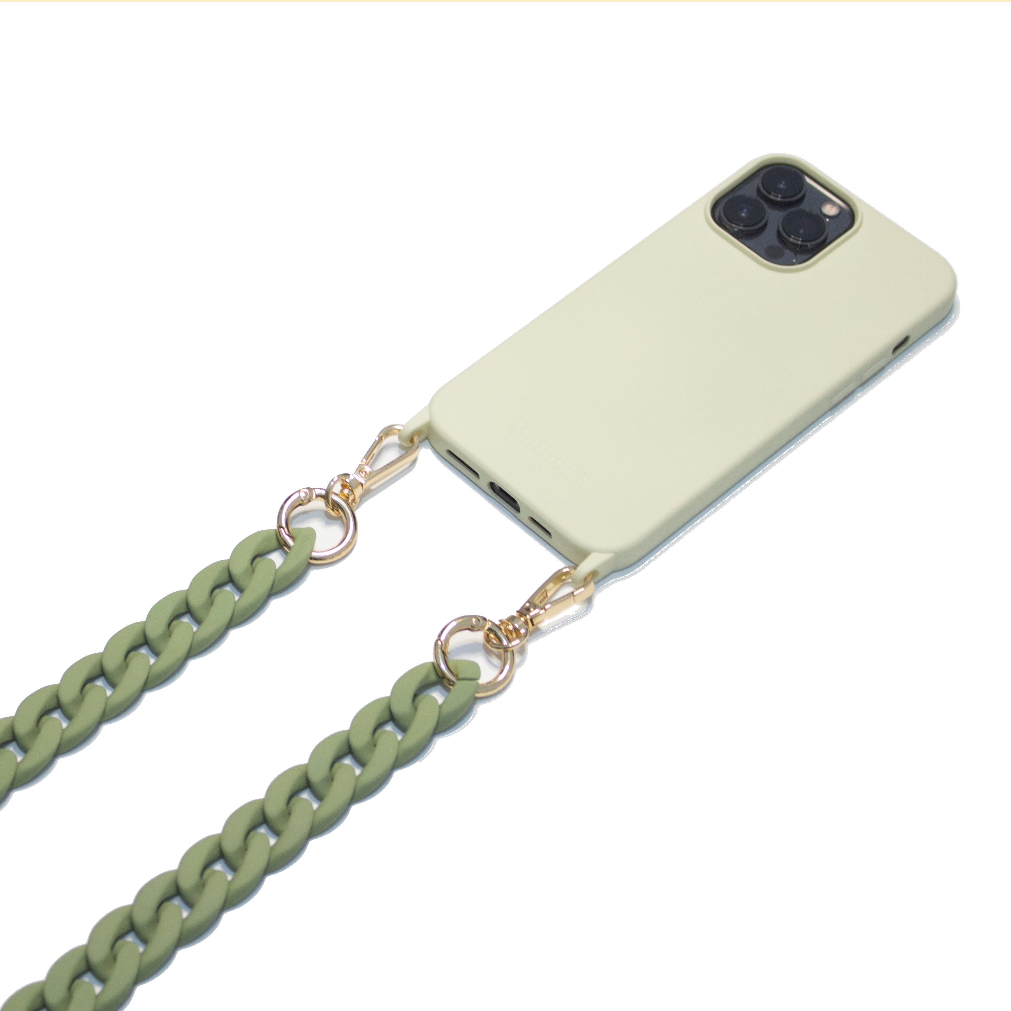 Olive Green Chain Necklace