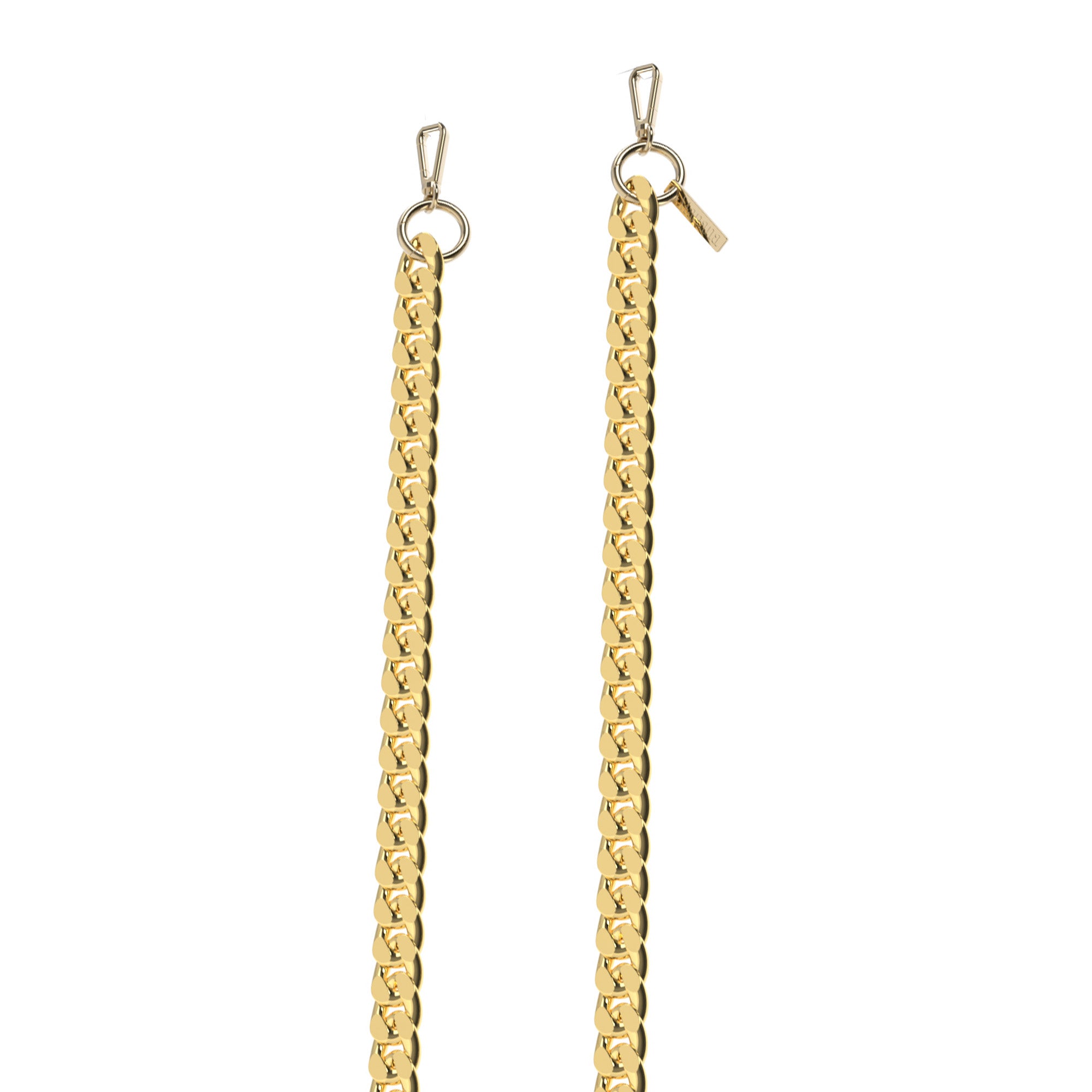 <tc>Gold Large Chain Necklace (all phone types)</tc>