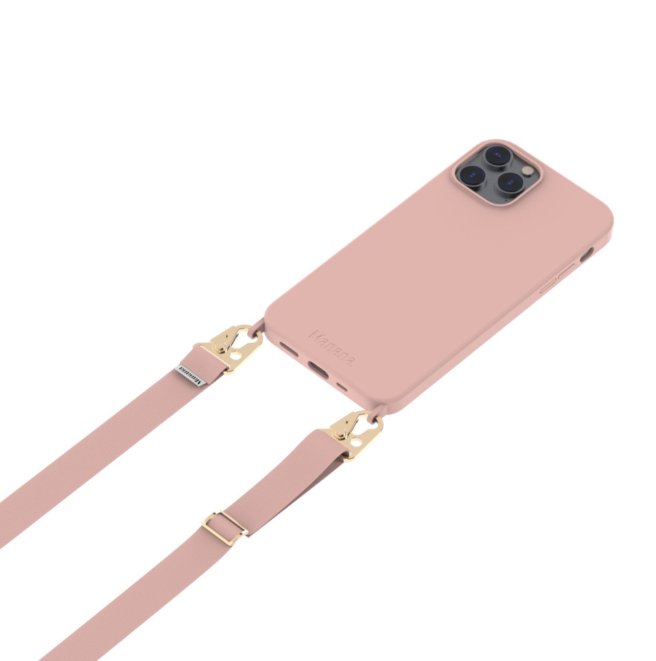 <tc>Baby pink Straps Necklace</tc>