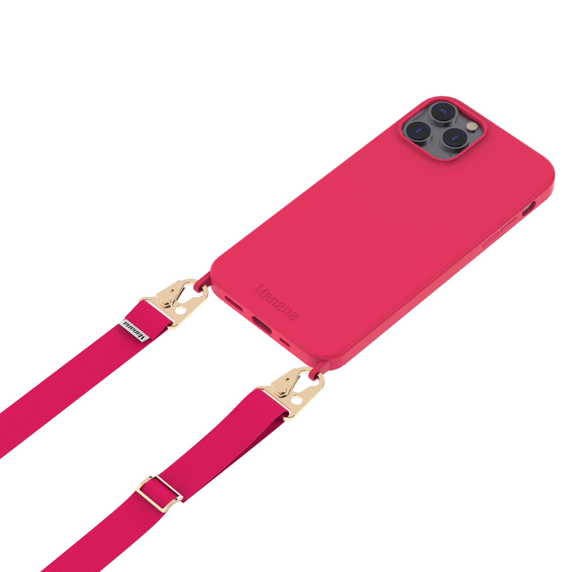 <tc>Barbie Pink Straps Necklace (flashy color)</tc>