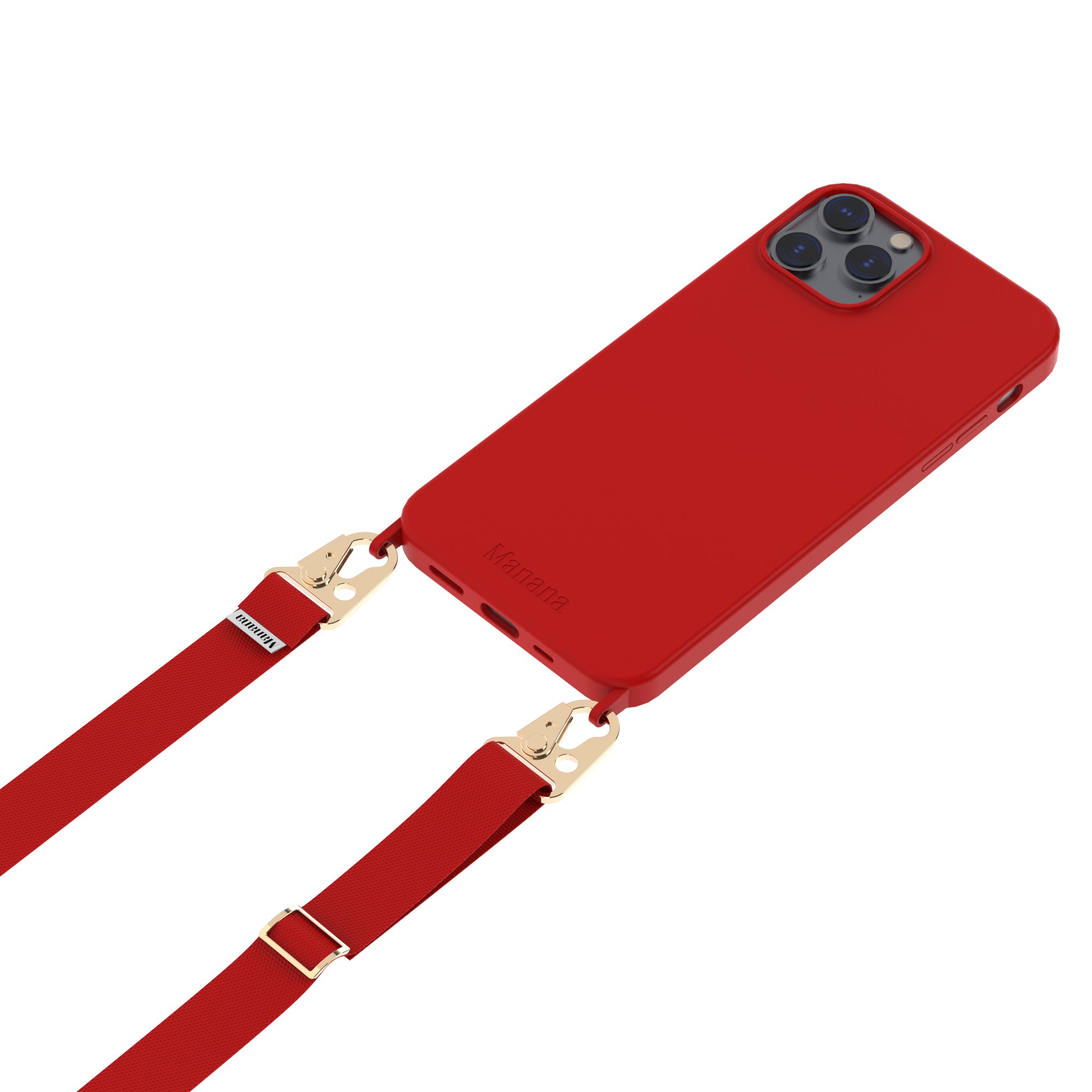 <tc>CHERRY RED STRAPS NECKLACE</tc>