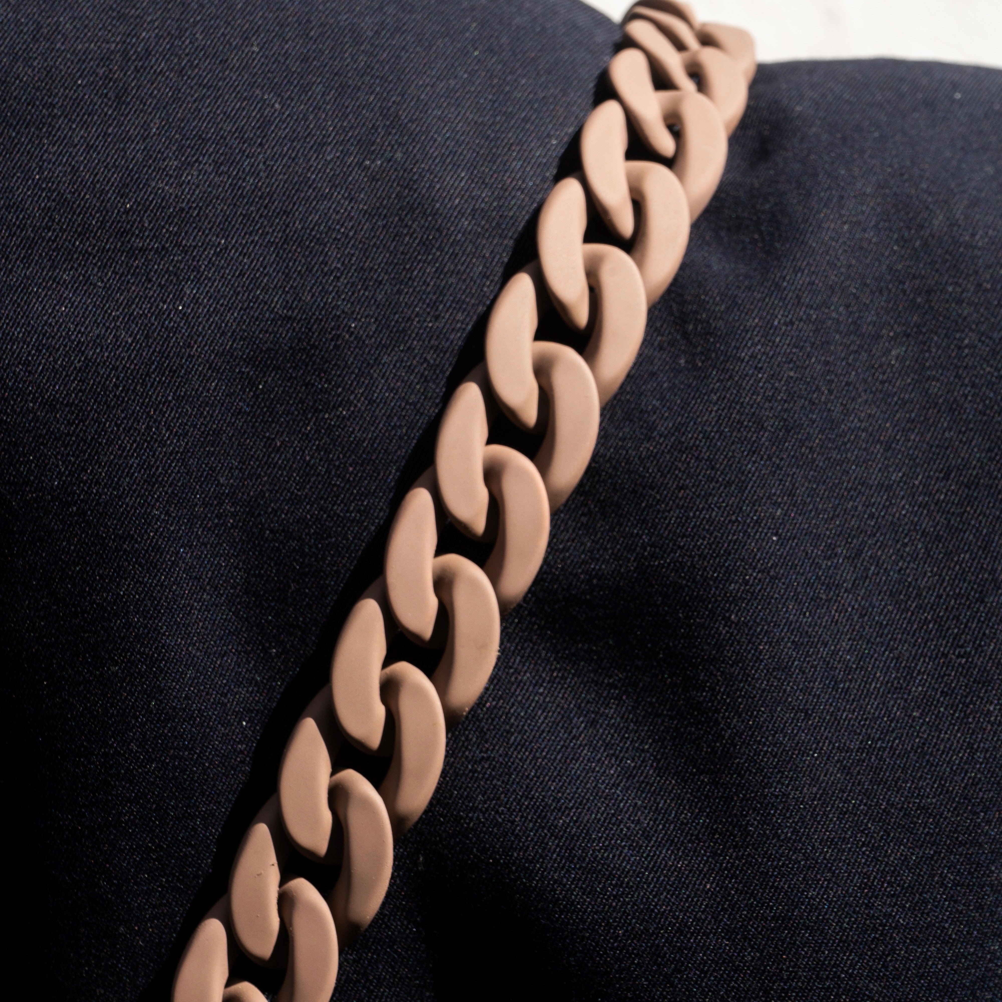 Matte Brown Chain Necklace